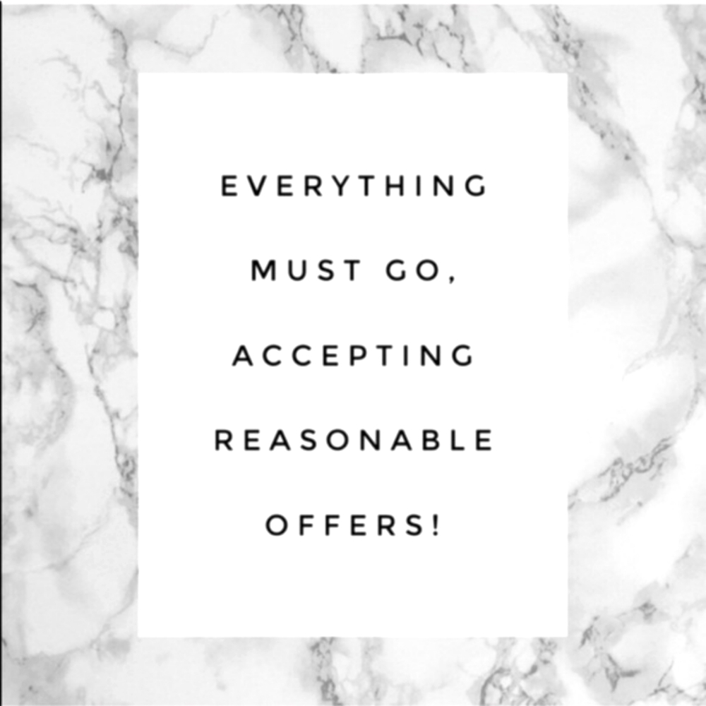 Everything Must Go Sale.